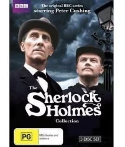 Sherlock Holmes Peter Cushing Collection 5 Dvd Cajas