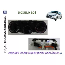 Botão Comando Do Ar Condicionado Peugeot 208 Original/usado