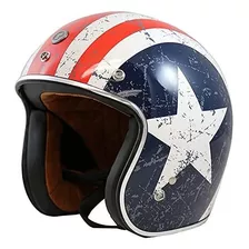 Casco 3/4 Torc (t50 Route 66) Con Gráfico 'rebel Star' (