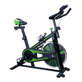 Bicicleta Fija Centurfit Mkz-jinyuan10kg Para Spinning Negra Y Verde