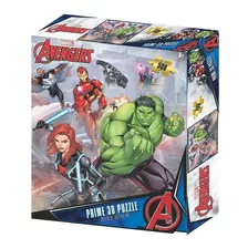 Vengadores Puzzle Rompecabezas 3d Holografico 500 Piezas 