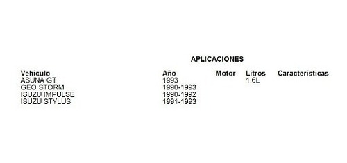 Radiador Isuzu Gm Stylus Impulse Asuna Gt Storm T/a 90-93 Foto 8