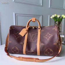 Bolso Louis Vuitton Monogram Maleta Lv Keepall 100%piel