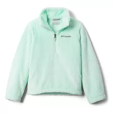 Columbia Youth Girls Fire Side Sherpa Half Zip, Sea Ice, Xx-