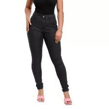 Calça Jeans Feminina Skinny Com Lycra Cintura Alta