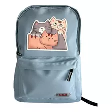 Mochila Escolar Bolso Kawaii Gatito Urbana