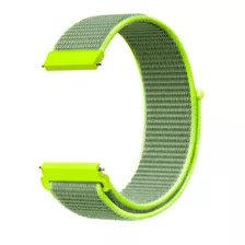Pulseira Nylon Loop Encaixe Universal 22mm Todas As Cores Cor Verde Volt Largura 22 Mm