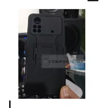 Funda De Uso Rudo Con Clip Para Oppo A72 Con Mica