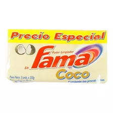 Jabón Fama Coco 250 Gramos - g a $56