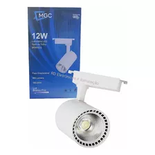 Spot Led Para Trilho Eletrificado Luz 12w Bivolt Cor Branco