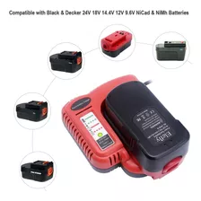 Cargador De Batería Compatible Con Black And Decker Bdfc240.