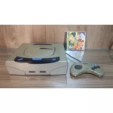 Sega Saturn Japonês Completo + Controle + Jogo Original Dbz