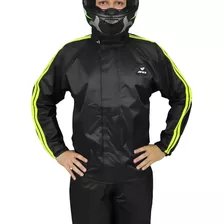 Capa De Chuva Motoqueiro Nylon Apex Masculina