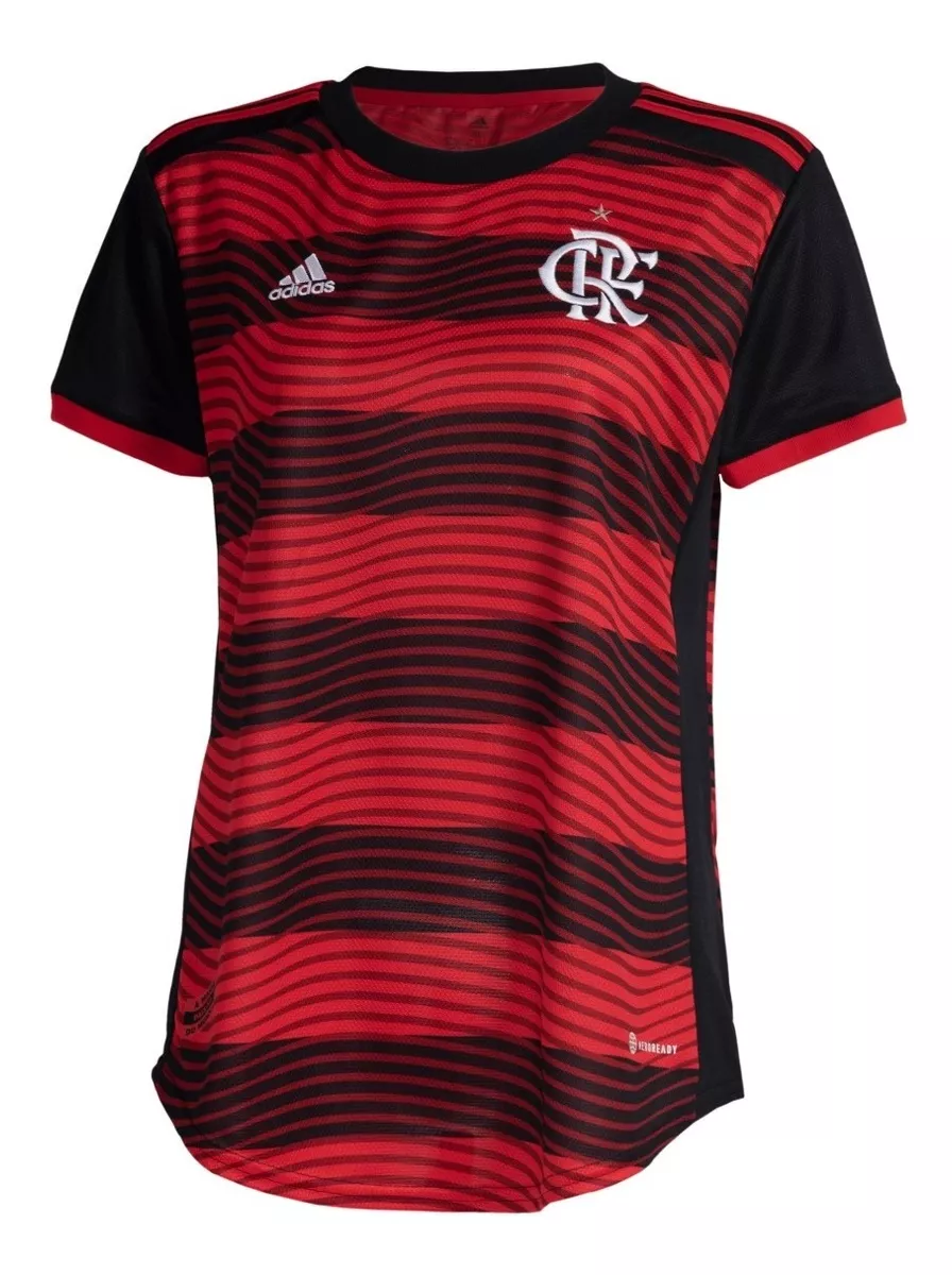 Camisa Flamengo Feminina Jogo 1 adidas 2022