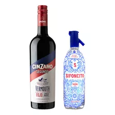 Vermut Cinzano Segundo + Soda Sifoncito 500ml -ayres Cuyanos