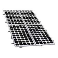 Montaje Para Panel Solar 2x2, Riel 5 De 2700mm Para Módulos