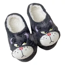 New Pantuflas De Mujer Lucifer Cat Warm 2023