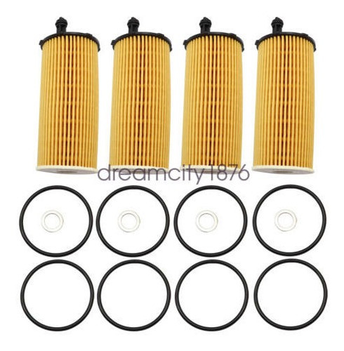 4 X Engine Oil Filte 26320-3n000 Fit For Kia Carnival 20 Dcy Foto 2