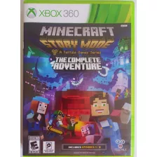Jogo Minecraft Story Mode Original Xbox 360 Midia Fisica Cd.