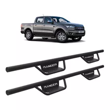 Estribo Lateral Force Preto Fosco Ranger Cd 2013 2014 2015