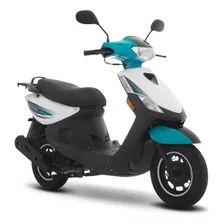 Moto Italika D125 Blanco Azul