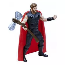 Boneco Thor Com Martleo Gigante - Endgame Articulado 50 Cm