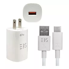 Cargador Ebs 67w Gan Usb-c - Carga Rápida 