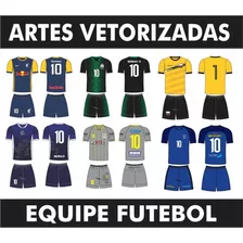 Artes Gráfica Vetores Para Equipe De Futebol