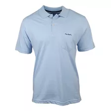 Camisa Polo Meia Malha Lisa Algodão Pima - Pierre Cardin