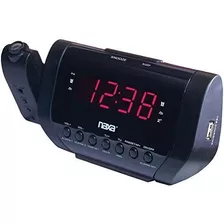 Naxa Electronics Nrc-167 Wall-projection Dual Alarm Clock