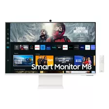 Monitor Inteligente M8 De 32 . Uhd. Webcam, Usb-c. Blanco