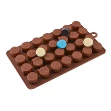 Molde Silicone Bombom Emoji Diversão Chocolate Trufa Pascoa