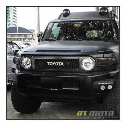 For 2007-2014 Toyota Fj Cruiser Black Bumper Fog Lights  Yyk Foto 2