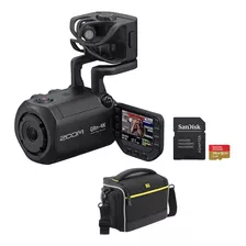 Paquete Práctico De Grabadora De Vídeo Zoom Q8n-4k Con Tarje