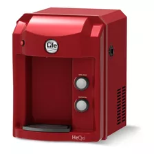 Purificador Agua Gelada Alcalino Com Ozonio Top Life Cor Vermelho 127v