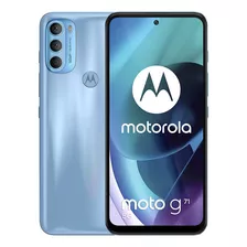 Celular Moto G71 5g 128gb + 6gb Ram Oled Nfc Liberado Color Azul