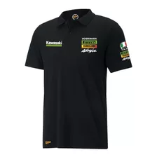 Playera Polo Kawasaki Escuderia Motociclismo