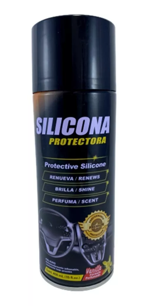 Silicon Abrillantador Protector Spray 450ml Vainilla Tienda*