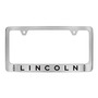 Marco - Lincoln Logo Chrome Plated Metal Bottom Engraved Lic Lincoln Mark LT