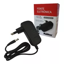 Fonte Eletrônica Alimentação 12v 1a Bivolt Cftv Multitoc