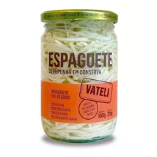 Espaguete De Palmito Pupunha Em Conserva Vateli 550g