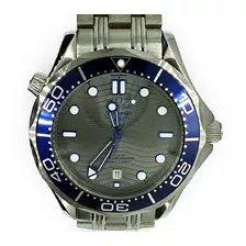 Reloj Seamaster Acero-azul-plata 13042261 Con Estuche