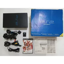 Playstation 2 Fat Bloqueado Com Caixa E Manual