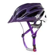 Casco Mtb Trip Purple/white