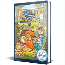 Bíblia Ilustrada Infantil - Capa Dura Azul