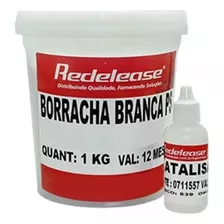 Caucho Blanco De Silicona Para Moldes 1 Kg Con Catalizador