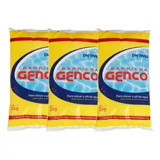 Kit 5 Elevador De Ph Barrilha Genco 2kg Para Piscina