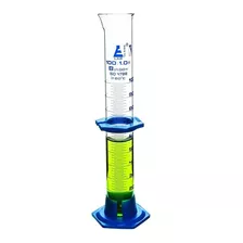 Probeta Graduada Vidrio Clase B Base Plástica 50 Ml (1ml)