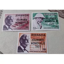 Sello - Ruanda - 1976 Dia Mundial De La Lepra