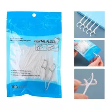 Palillo Hilo Dental Flosser - Limpieza Interdental - 100 Pcs